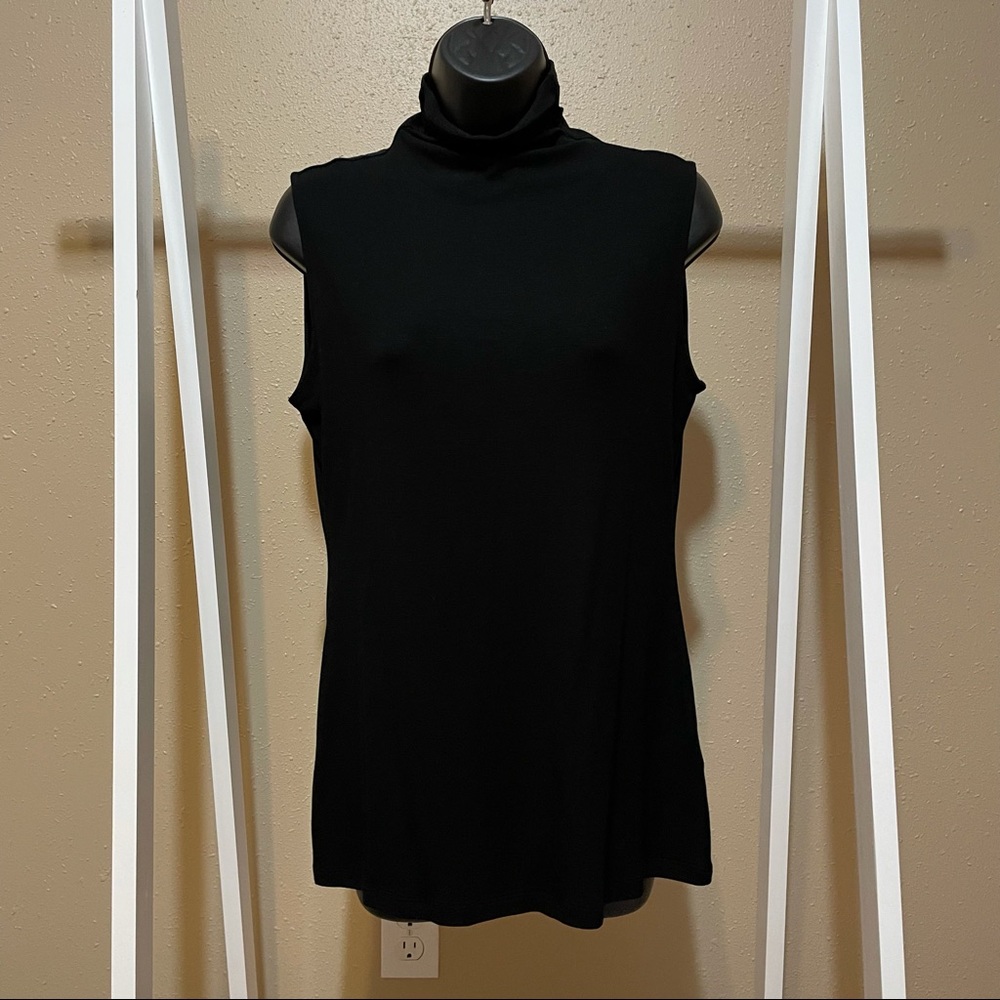 Large Black turtleneck tank top
